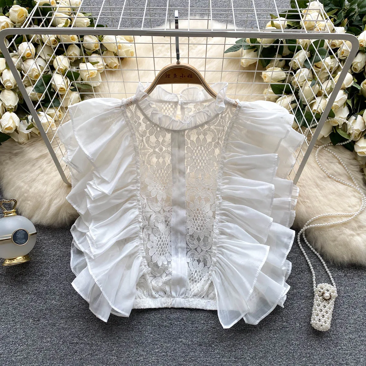 Vintage Elegant  Lace Petal Sl - Summer Clothing In French review and price