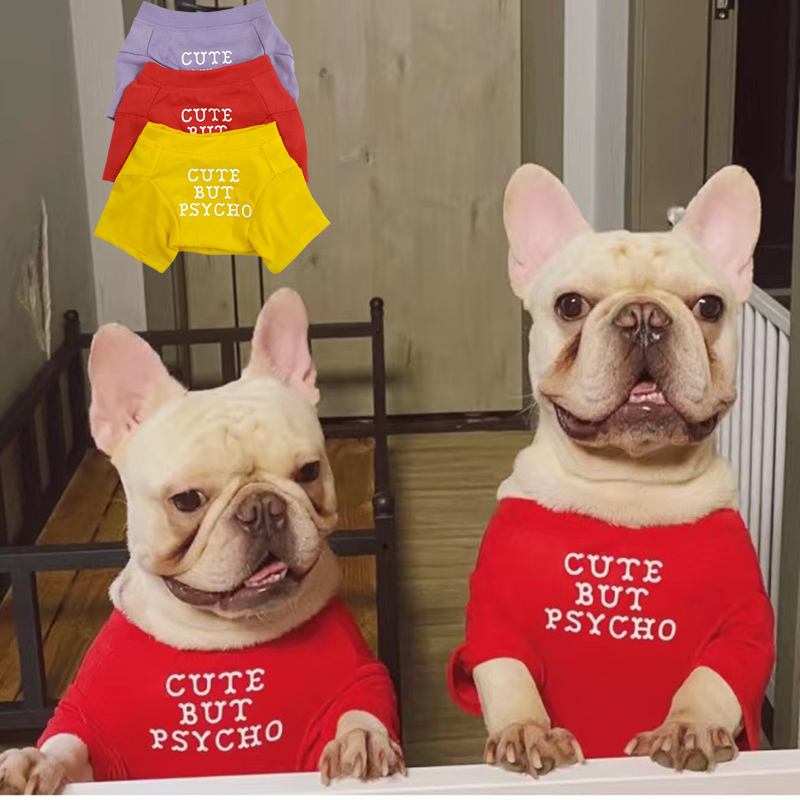 Fashion French Bulldog Pug Ves - Summer Clothing In French review and price