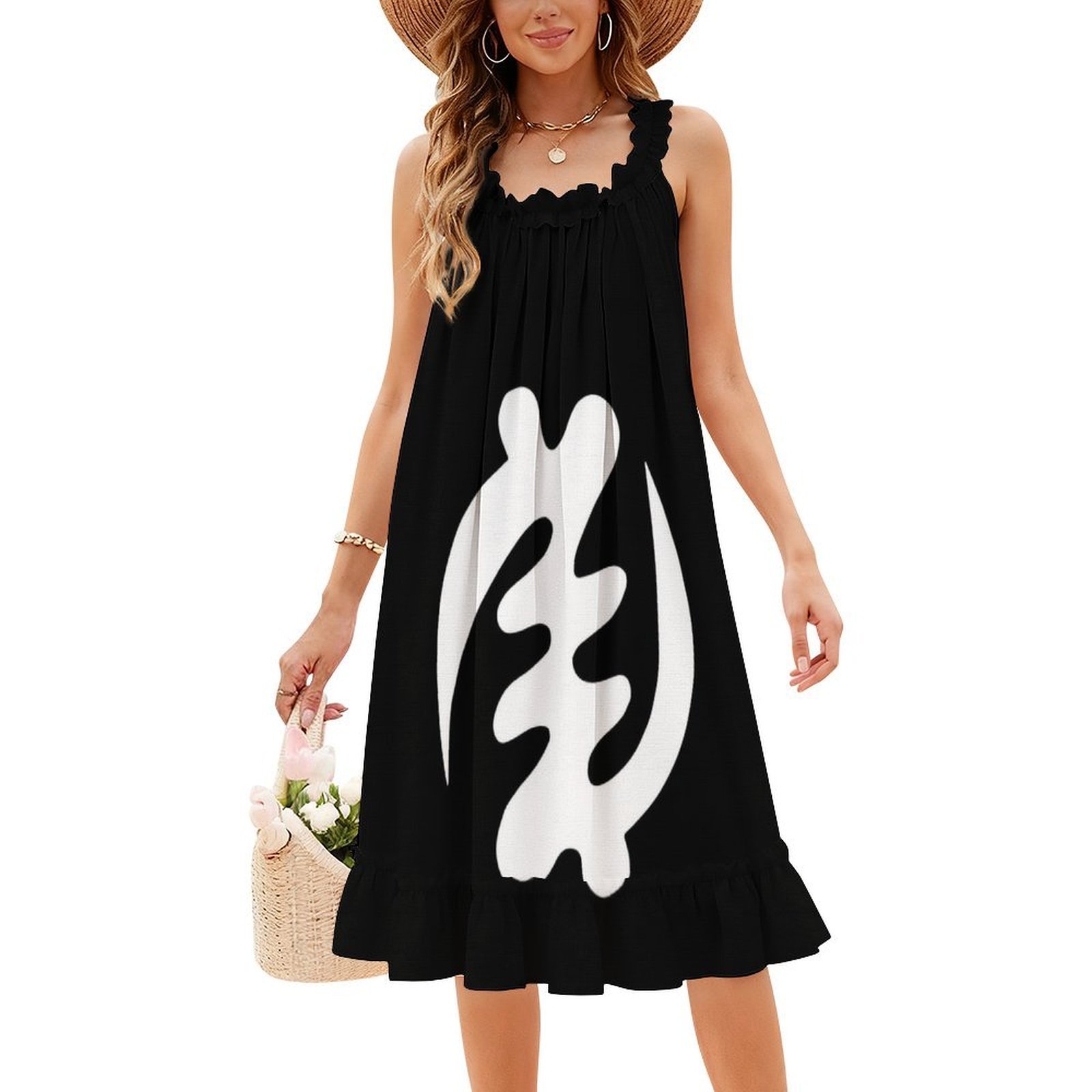 Gye Nyame White Afrocentric De - Summer Clothing Design review and price