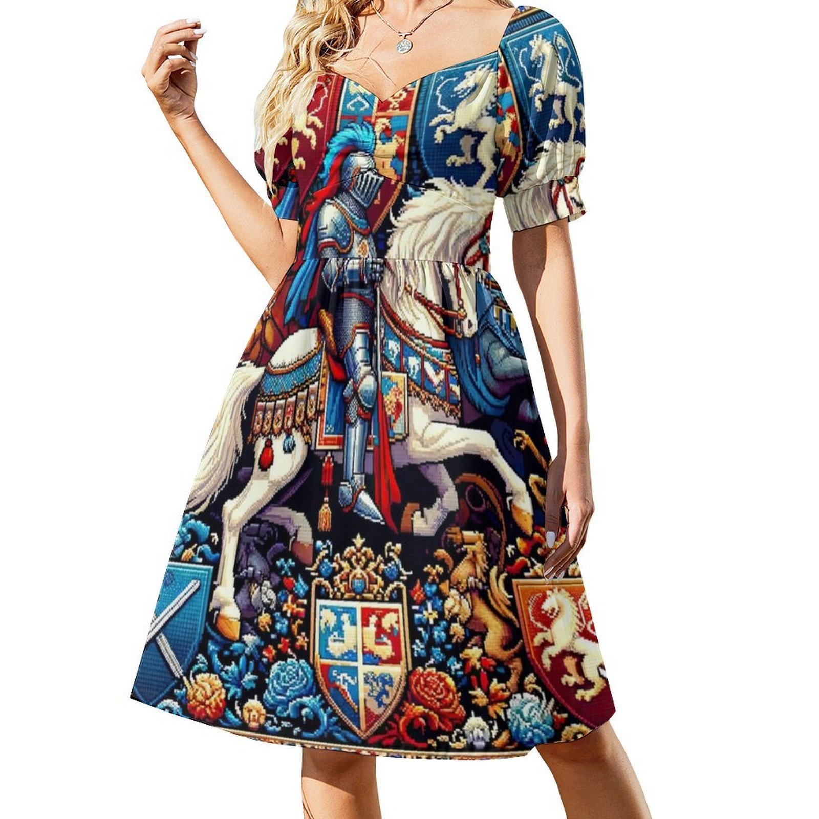 Seamless Pattern Knight Kingdo - Summer Clothing Design review and price