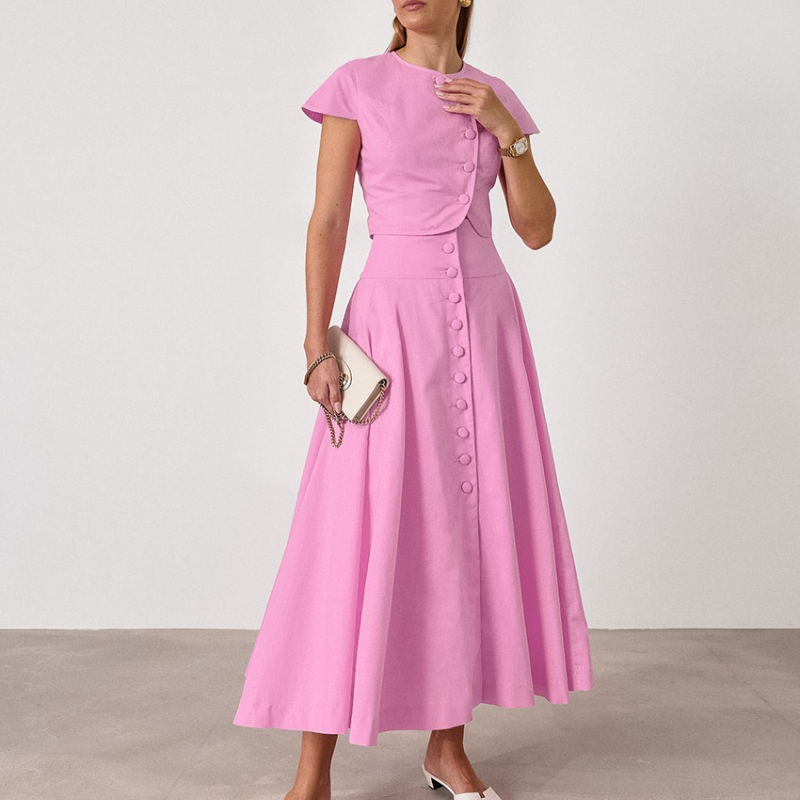 French Style Elegant A-line Lo - Summer Clothing In French review and price
