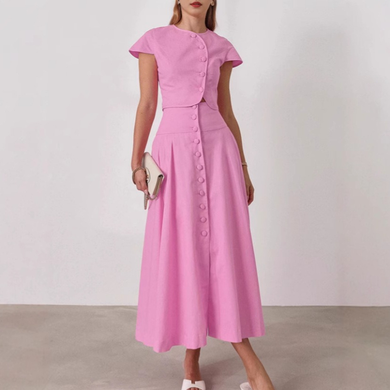 French Style Elegant A-line Lo - Summer Clothing In French review and price