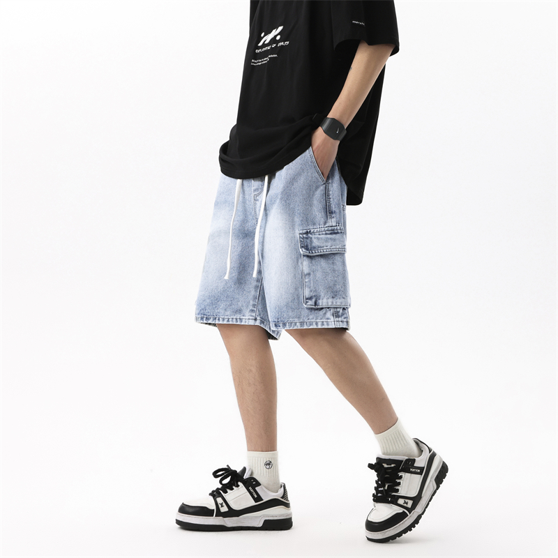 Summer Men's Denim Shorts Retr - Summer Clothing Brands review and price